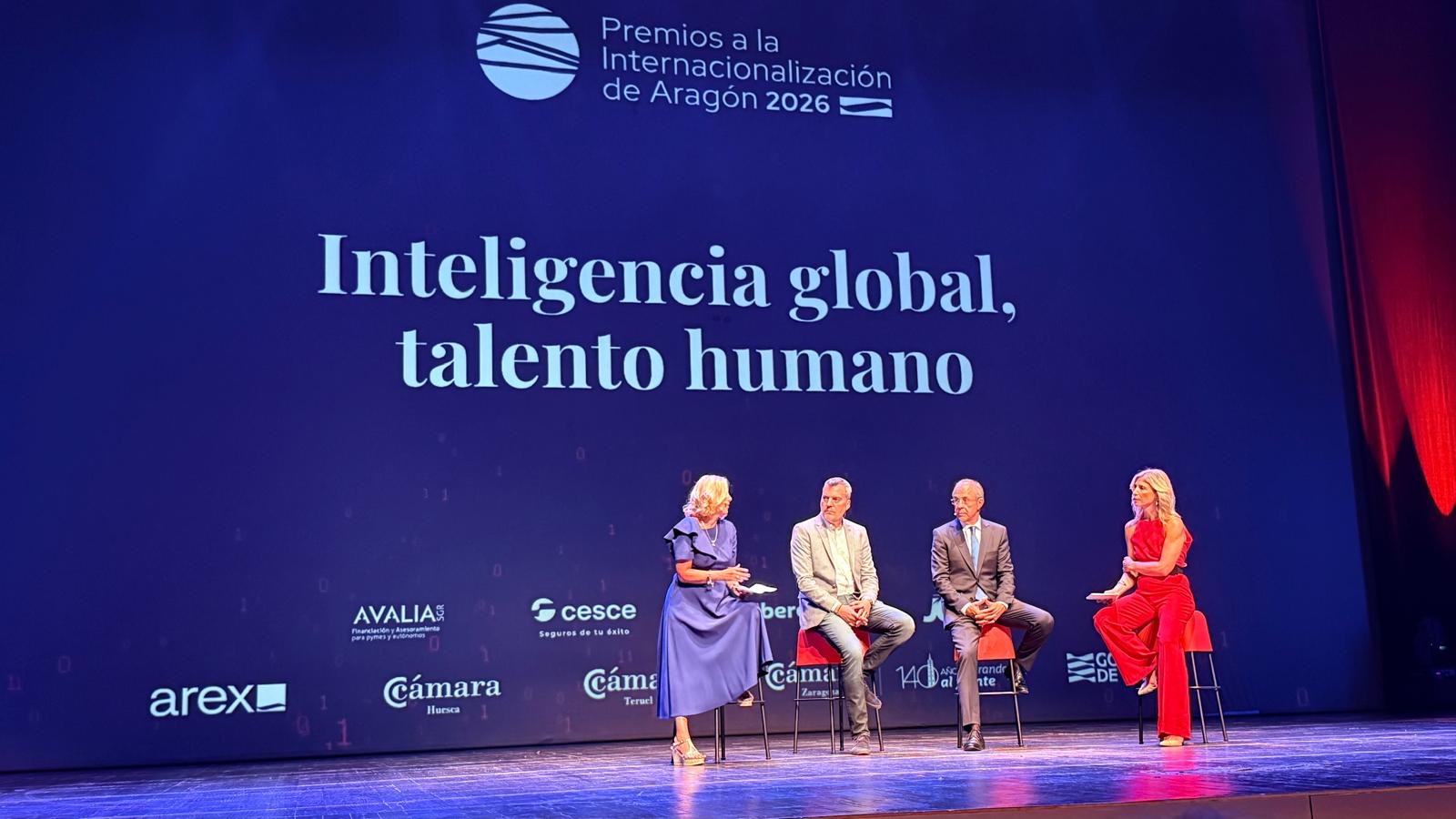 imagen de Avalia Aragón, con los Premios a la Internacionalización de Aragón